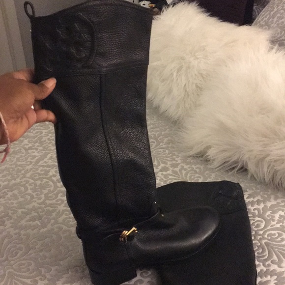 Tory Burch Marlene Riding Boots - Picture 1 of 7